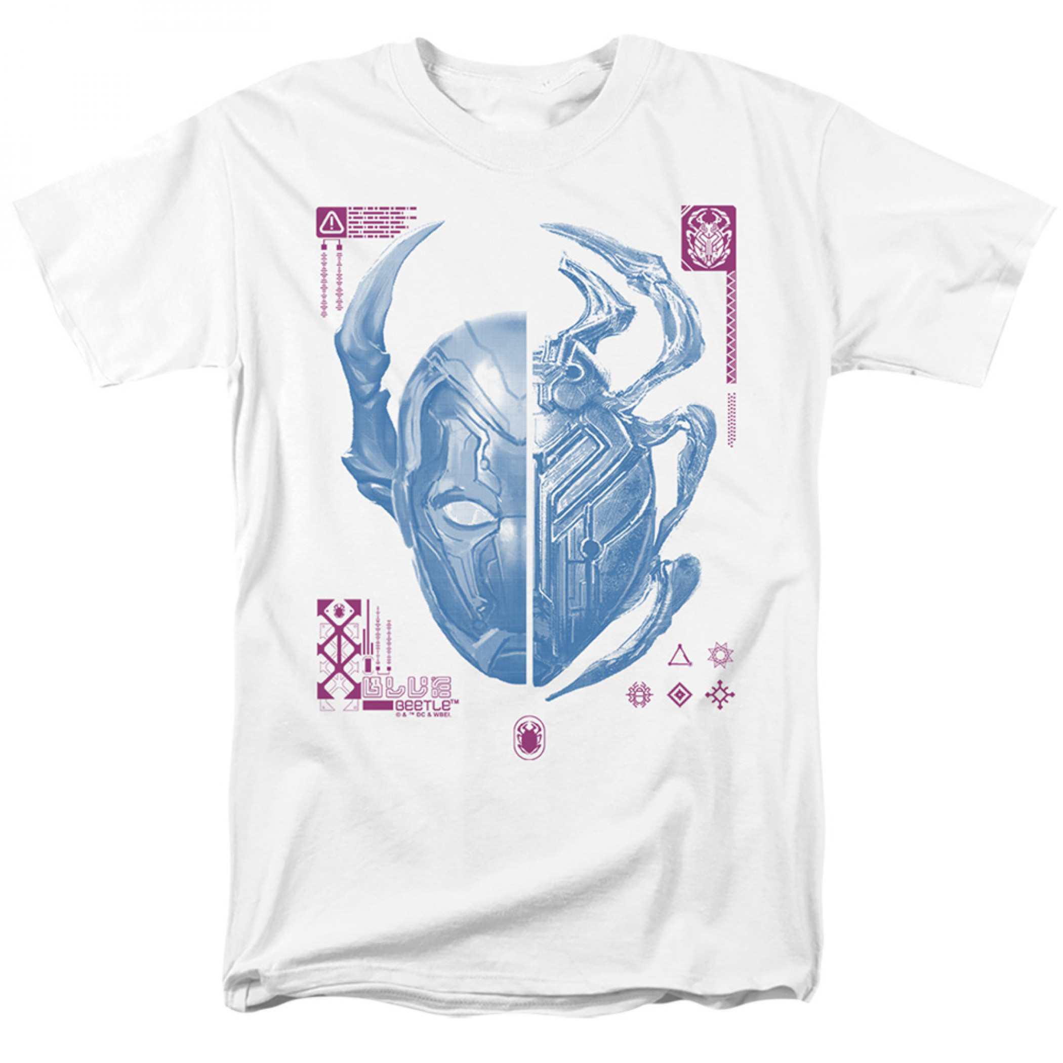 Blue Beetle Split T-Shirt